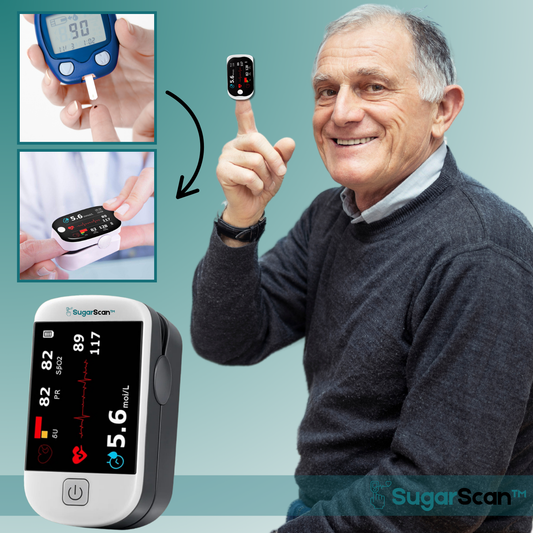 SugarScan™ Naaldloze Bloedglucose Scanner