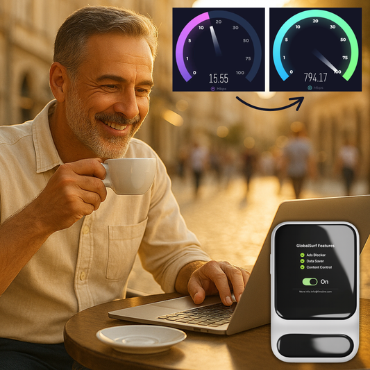 GlobalSurf™ Draagbare WiFi-router
